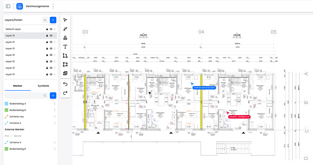 GRAVA connect – Grafische Mengenermittlung auf digitalisierten Plänen