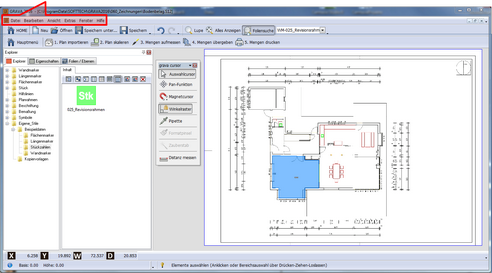 Menüleiste_GRAVA
