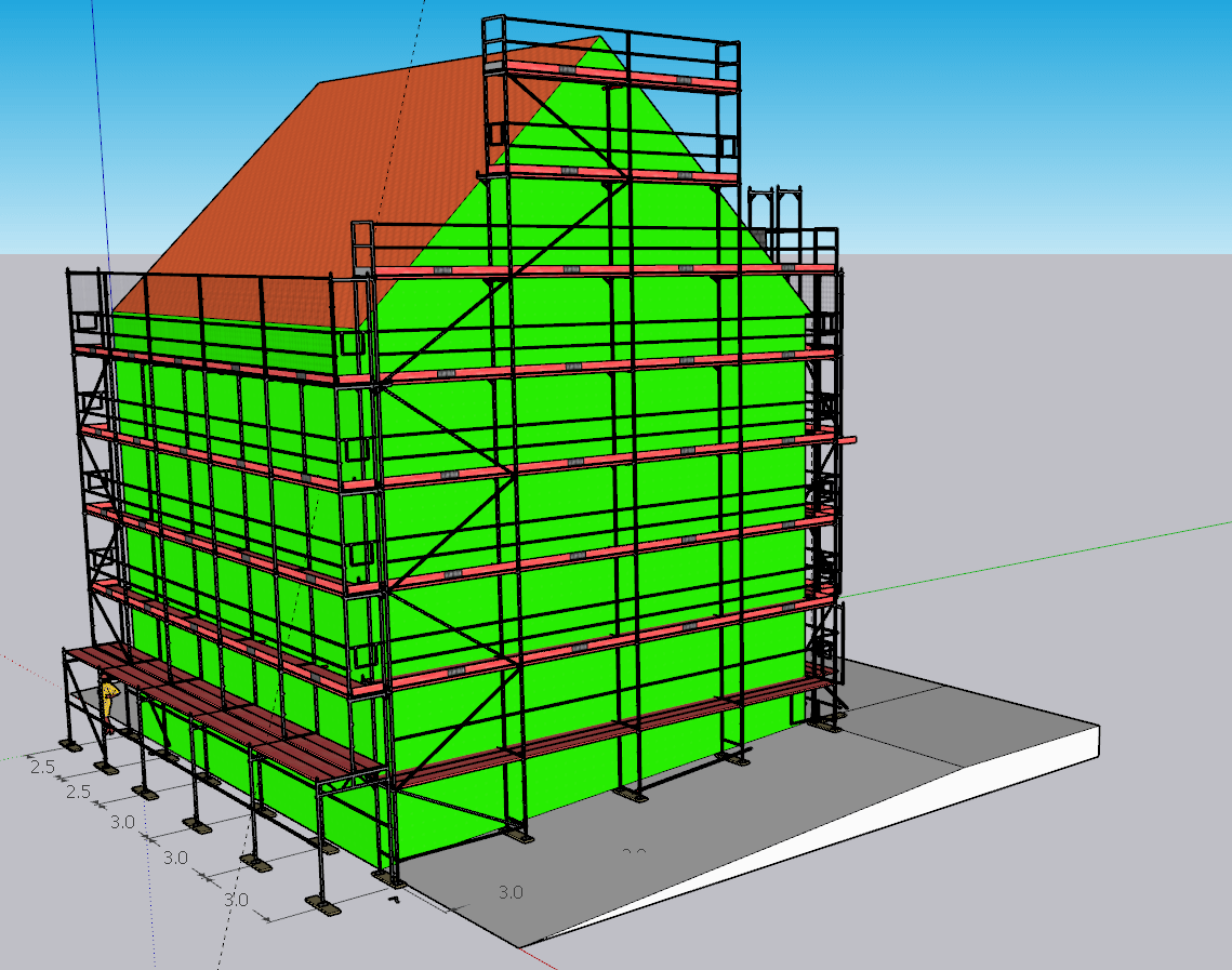 Cool scaffolding