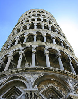 Der schiefe Turm von Pisa