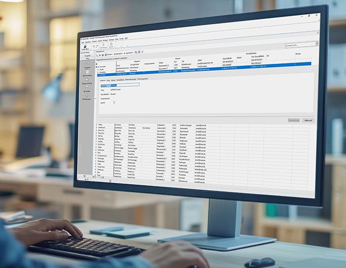 Adressen finden statt suchen