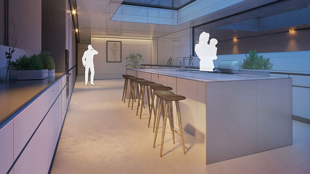 Visualisierung von 3D-Modell einer Küche mit SketchUp